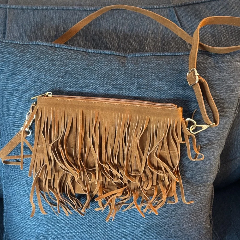 Coach Orange Patent Leather Crossbody Bag - Picture 6 of 7